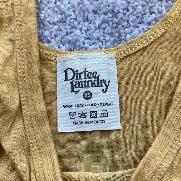 dieter laundry Sunflower Graphic Mustard Tank Top size xs - Picture 2 of 4